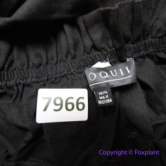 New! Eloquii black Linen Maxi Day Dress,‎ size 14/16 - Picture 14 of 16